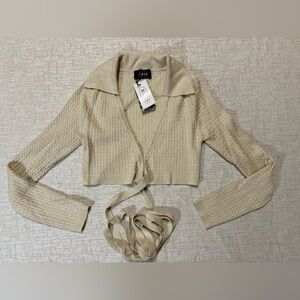 Cider Cream Knit Cardigan Juniors Small NEW